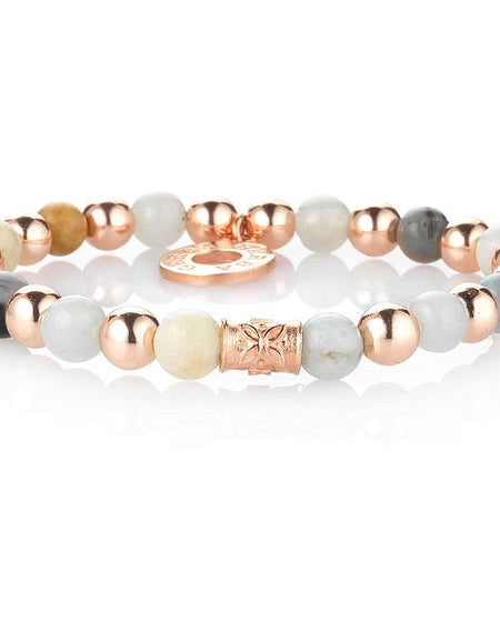 Bracciale Donna GERBA JEWELS MEGAN Amazzonite Argento 925 rosè