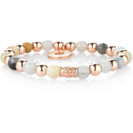 Bracciale Donna GERBA JEWELS MEGAN Amazzonite Argento 925 rosè