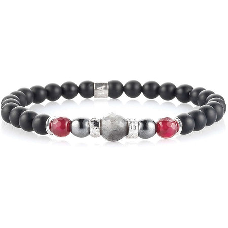 Bracciale Uomo GERBA JEWELS NATHAN Stone Collection Argento 925