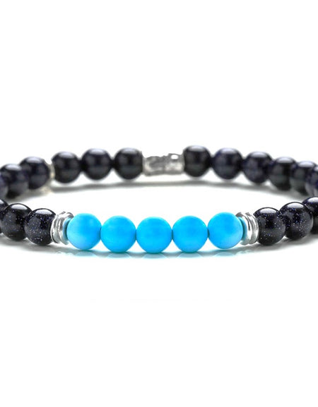 Bracciale Uomo GERBA JEWELS ISCHIA Stone Collection Argento 925 Pietra di luna