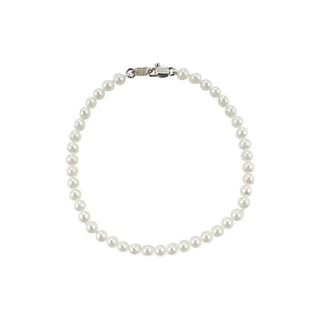 Bracciale Donna SALVINI Masa Perle 4,5 mm e Oro Bianco 18kt con Diamante