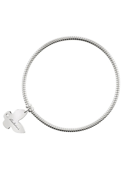Bracciale rigido Donna SALVINI Minimal POP Farfalla in Oro Bianco 9kt