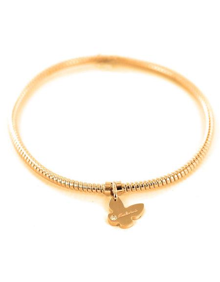 Bracciale rigido Donna SALVINI Minimal POP con Farfalla in Oro Giallo 9kt