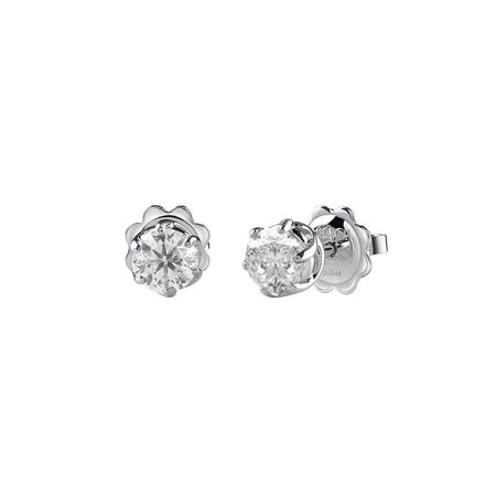 Orecchini donna SALVINI Lavinia in Oro bianco 18kt e punto luce Diamante 0.28ct