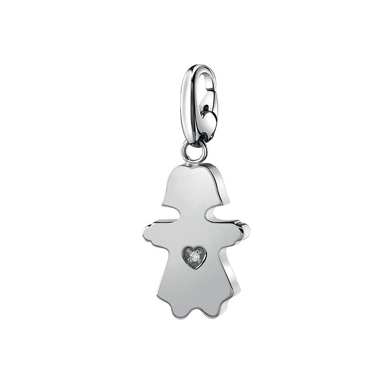 Ciondolo SALVINI Charm of Love Bimba in Argento 925 e Diamante