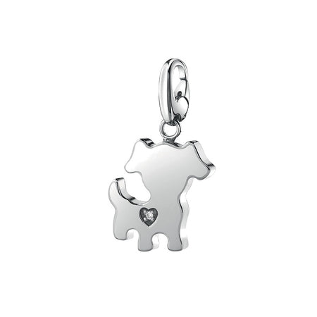 Ciondolo SALVINI Charm of Love Cane in Argento 925 e Diamante