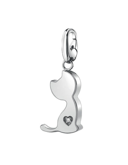 Ciondolo SALVINI Charm of Love Gatto in Argento 925 e Diamante