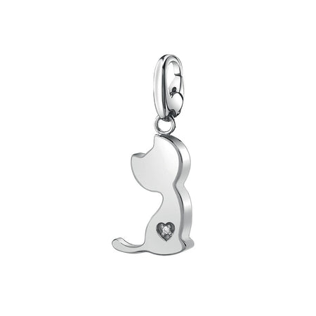 Ciondolo SALVINI Charm of Love Gatto in Argento 925 e Diamante