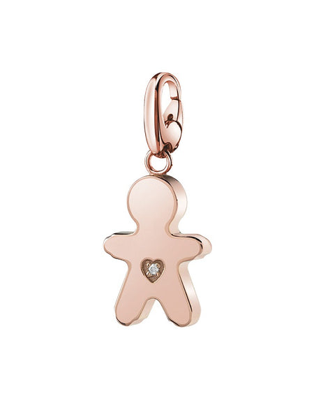 Ciondolo SALVINI Charm of Love Bimbo in Argento rosé e Diamante