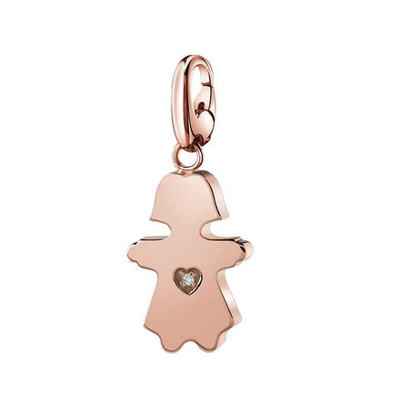 Ciondolo SALVINI Charm of Love Bimba in Argento rosé e Diamante
