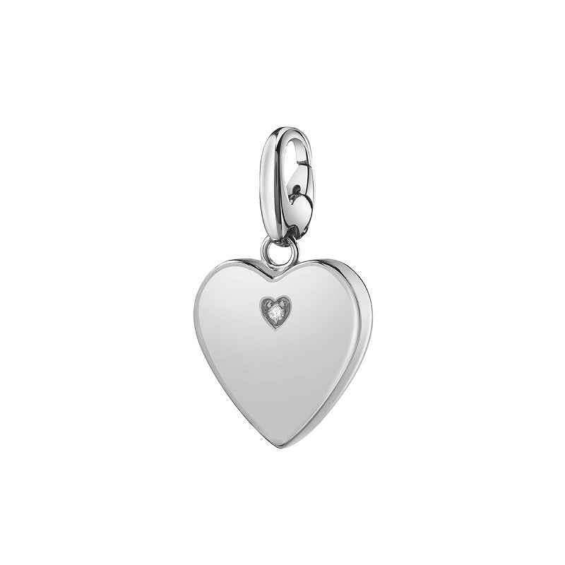 Ciondolo SALVINI Charm of Love Cuore in Argento 925 e Diamante