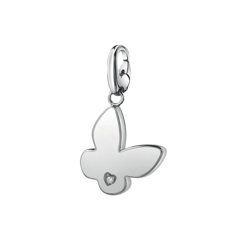 Ciondolo SALVINI Charm of Love Farfalla in Argento 925 e Diamante