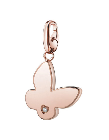 Ciondolo SALVINI Charm of Love Farfalla in Argento rosé e Diamante