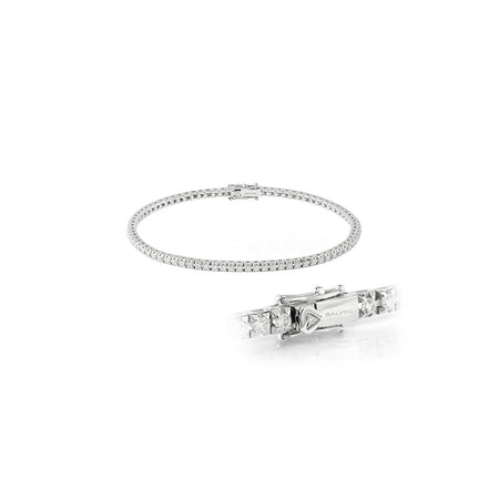 Bracciale Donna SALVINI Tennis Battito in Oro Bianco 18kt e Diamanti 0.70ct