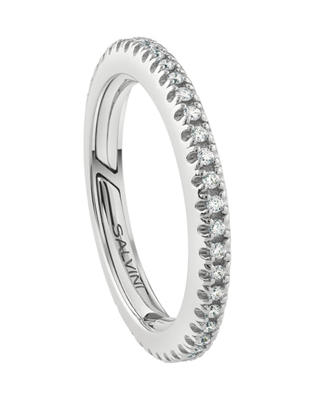 Anello Donna SALVINI Per Sempre in Oro Bianco 18k e Diamanti 0,31 ct