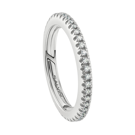 Anello Donna SALVINI Per Sempre in Oro Bianco 18k e Diamanti 0,31 ct