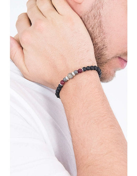 Bracciale Uomo GERBA JEWELS NATHAN Stone Collection Argento 925