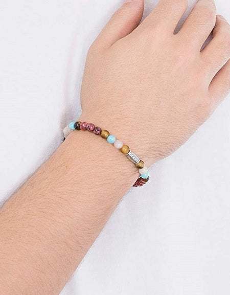 Bracciale Uomo GERBA JEWELS Stone Collection Manuel Argento 925