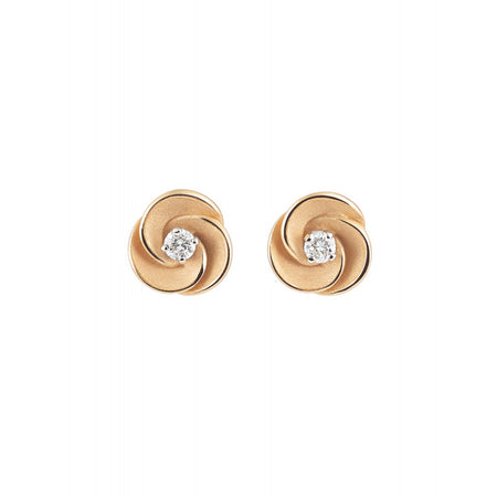 Orecchini ANNAMARIA CAMMILLI Serie Desert Rose Orange Apricot, Diamanti