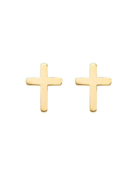 Orecchini Donna AMEN Oro 9kt con Croce