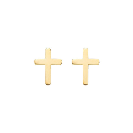 Orecchini Donna AMEN Oro 9kt con Croce