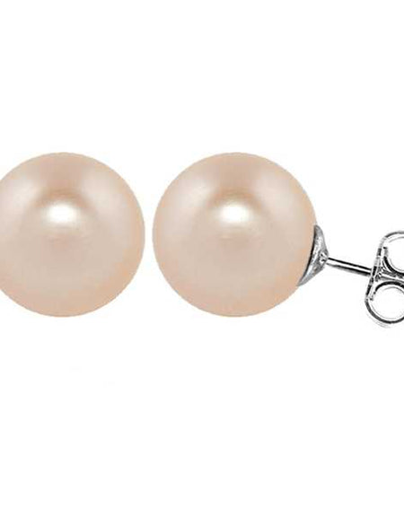 BOCCADAMO MYA Orecchini di Perle Rosa Pesca 10mm