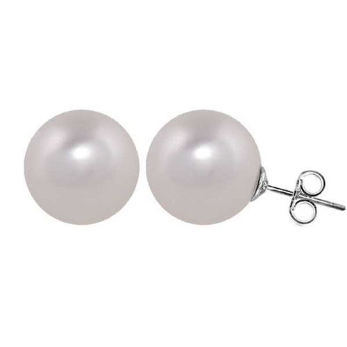 Orecchini Donna Laimons A Piastra In Argento 925 – Motivo Rotondo Grigio E Bianco - 2