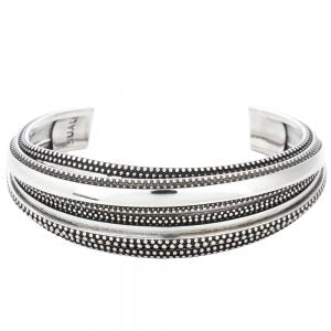 SUALI Bracciale Donna Rigido "Perlè" in Argento 925