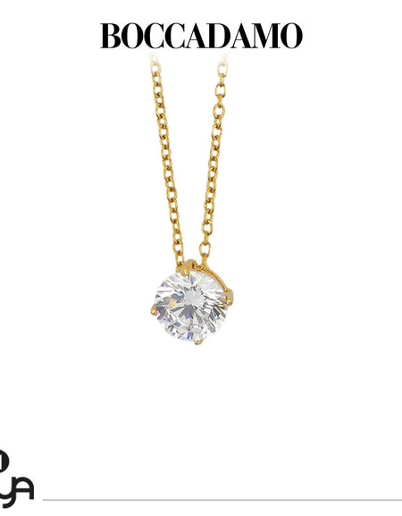 BOCCADAMO MYA Collana Punto Luce 8mm Dorata