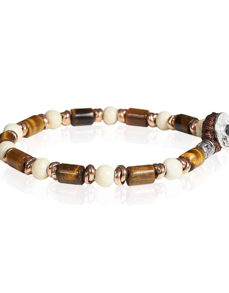 GERBA Bracciale Uomo Fashionable 06 Occhio di Tigre