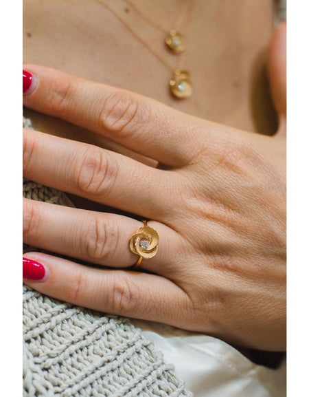 Anello Donna ANNAMARIA CAMMILLI Collezione Desert Rose Orange Apricot