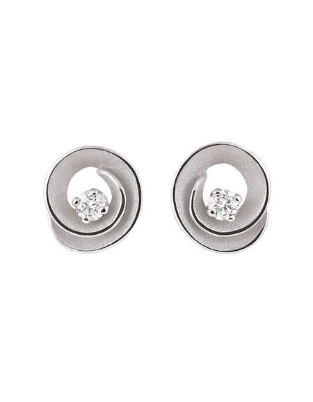 Orecchini ANNAMARIA CAMMILLI Dune Oro Bianco18Kt con Diamanti