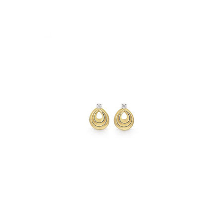 Orecchini ANNAMARIA CAMMILLI Serie Velaa Star in Oro Giallo Sunrise 18Kt con Diamanti