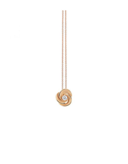 Collana ANNAMARIA CAMMILLI Desert Rose Orange Apricot 18Kt e Pendente