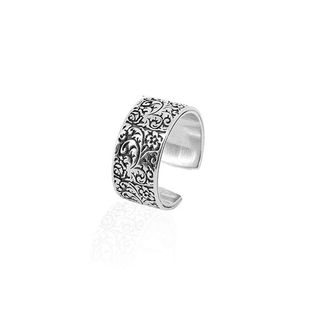 Anello Uomo GERBA JEWELS Fascia in Argento 925 intarsiato