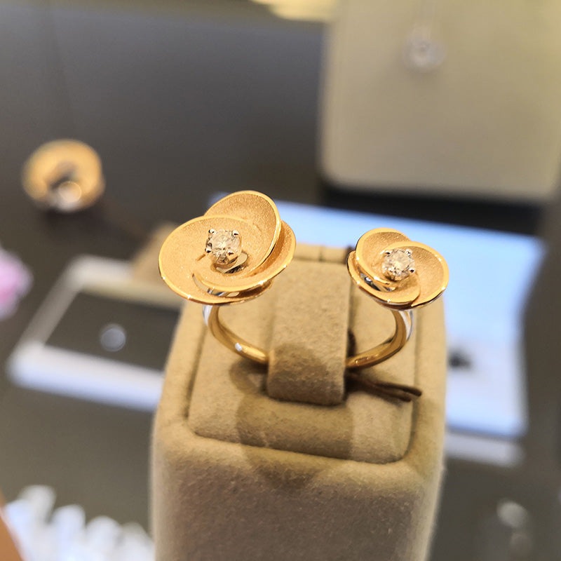 Anello Donna ANNAMARIA CAMMILLI Collezione Desert Rose Orange Apricot