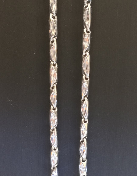 Girocollo Barakà Uomo Oro Rosa e Oro Bianco 18k con Diamante Bianco