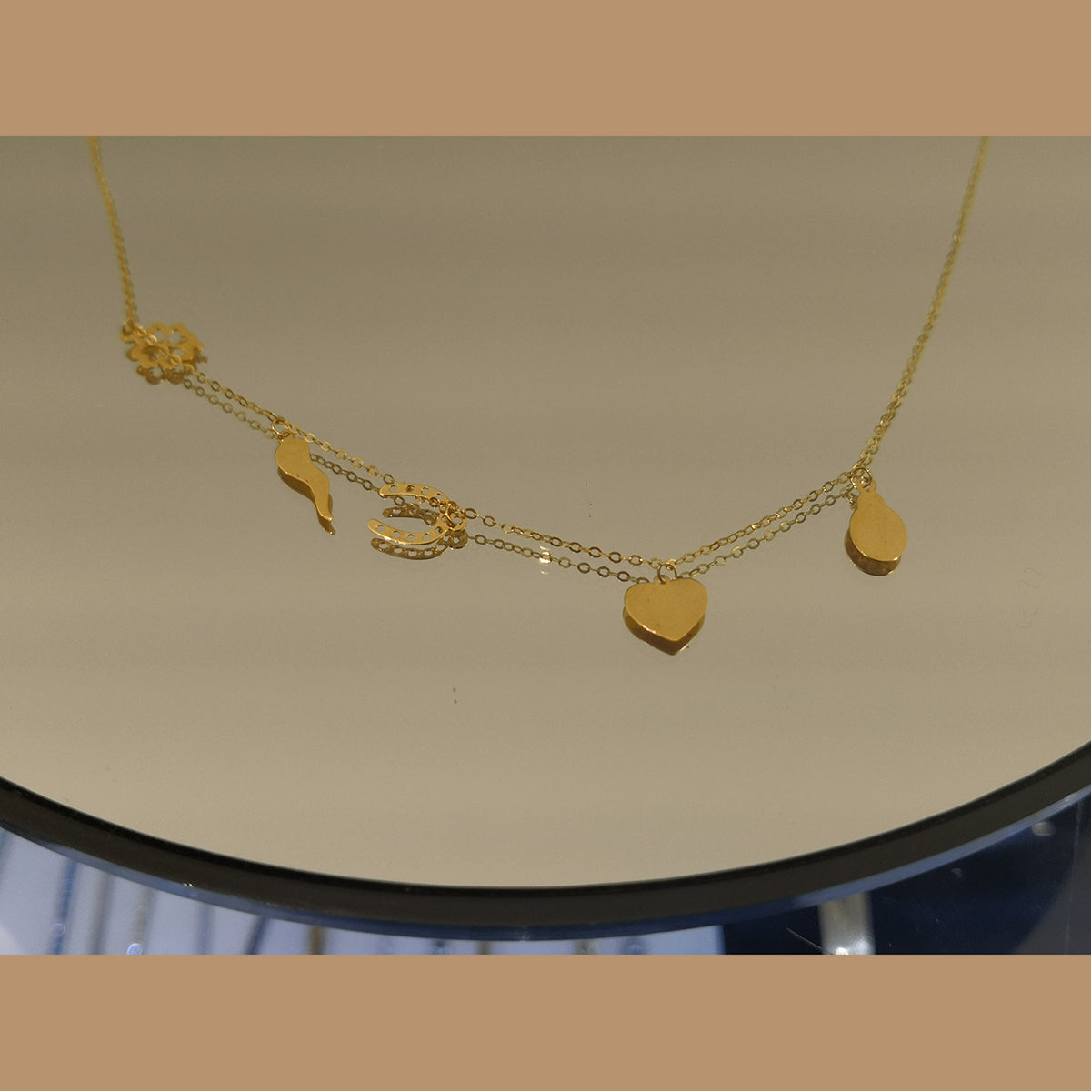 Bracciale Donna AMEN Oro 9kt Good luck, Portafortuna