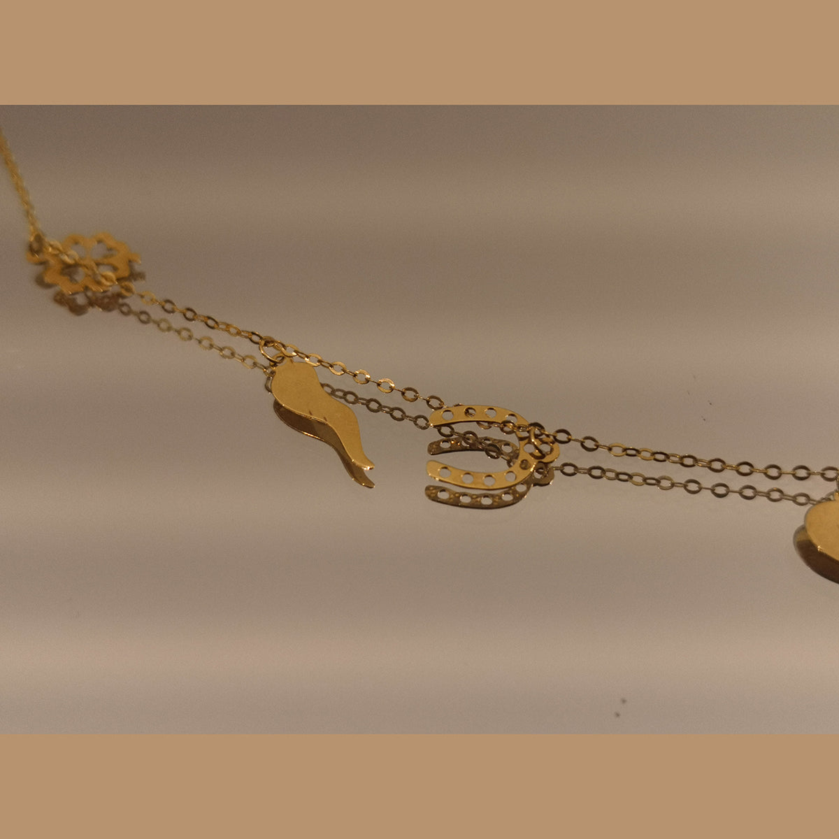 Bracciale Donna AMEN Oro 9kt Good luck, Portafortuna