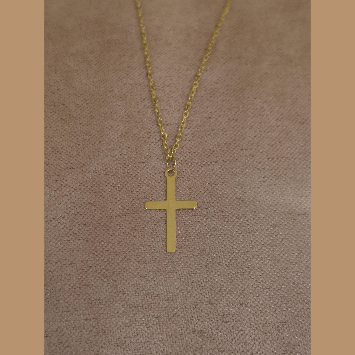 Collana Donna AMEN Oro 9kt con Croce