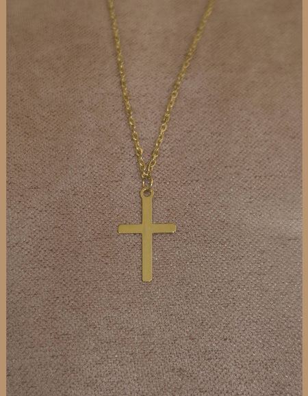 Collana Donna AMEN Oro 9kt con Croce