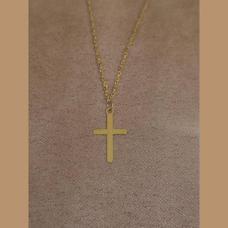 Collana Donna AMEN Oro 9kt con Croce