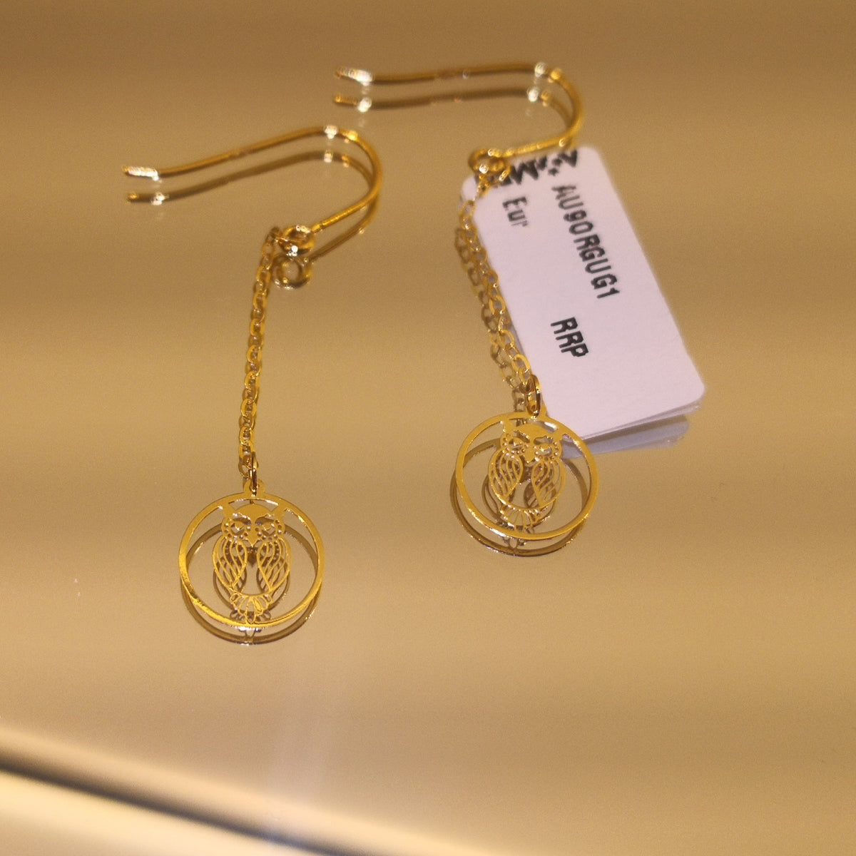 Orecchini Donna AMEN Oro 9kt Gufo