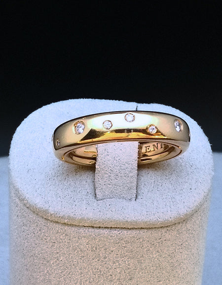 Anello Donna CHIMENTO FOREVER Brio in Oro Giallo 18kt e Diamanti