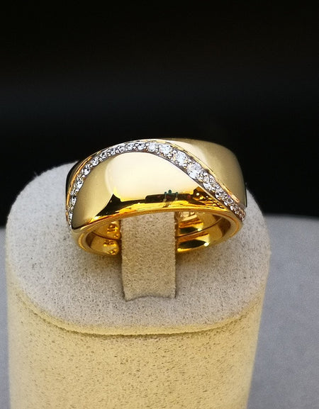 Anello Donna  CHIMENTO FOREVER Essenza in Oro Giallo 18kt e Diamanti