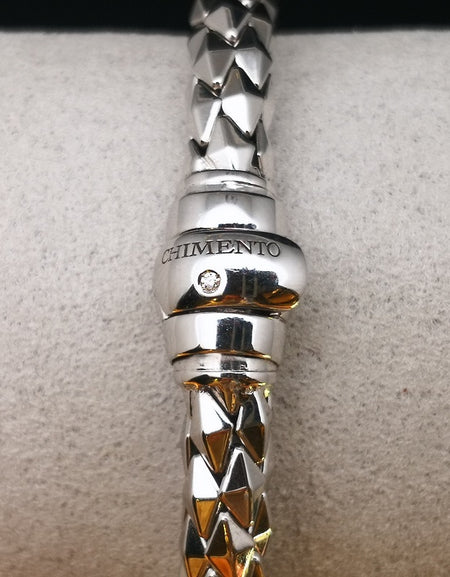 Bracciale CHIMENTO Stretch Classic in Oro Bianco 18kt e Diamante