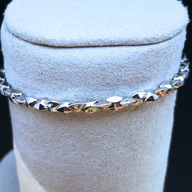 Bracciale CHIMENTO Stretch Classic flessibile in oro bianco 18 kt