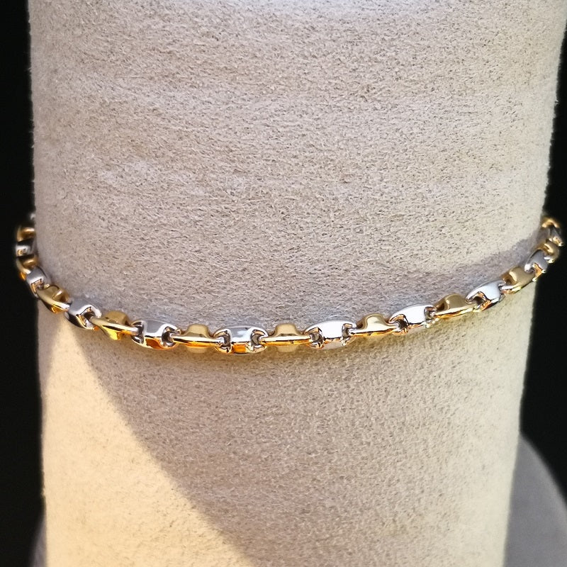 Bracciale CHIMENTO Bamboo in oro Bianco e Giallo 18 kt