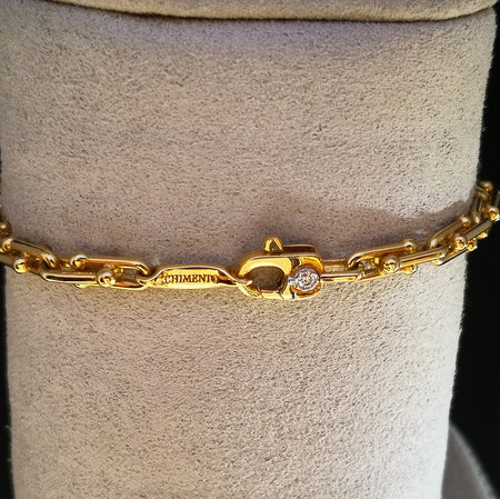 Bracciale CHIMENTO Accenti in Oro giallo 18kt e Diamante