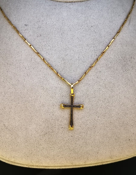 Collana CHIMENTO D-Bamboo in Oro Giallo 18kt